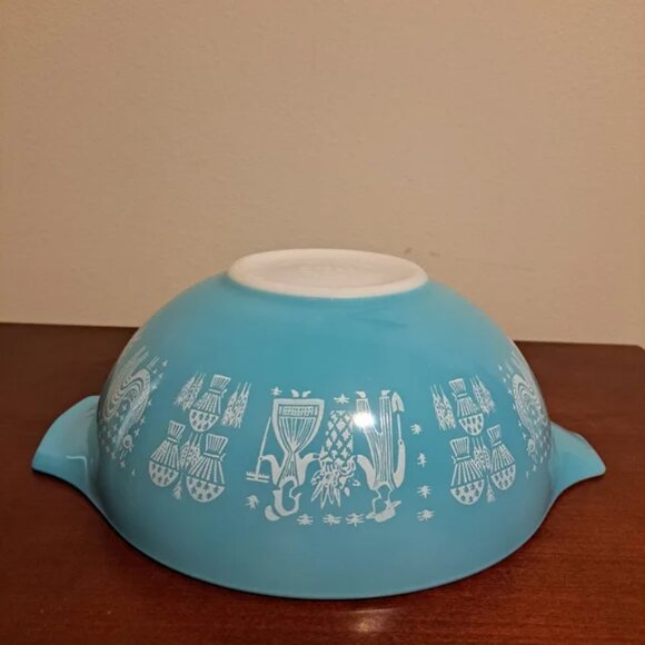 Pyrex Vintage Amish Butterprint 444 Cinderella Nesting Bowl 4 Quart - Picture 5 of 12